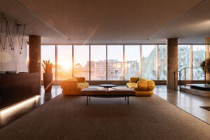 espace détente avec vue