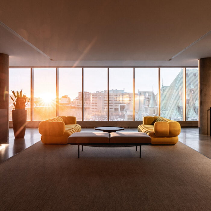 espace détente avec vue